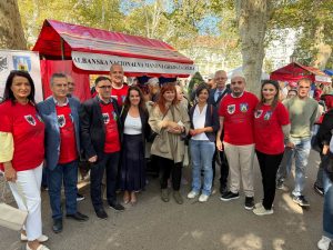 Danas se Zavičajna udruga Hasi pridružila prezentaciji Vijeća albanske nacionalne manjine na Zrinjevcu!